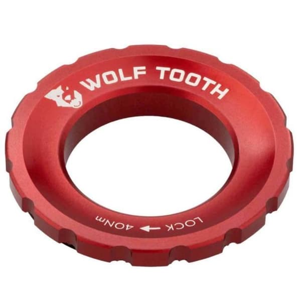 Wolf Tooth Centerlock Rotor Låsering Röd