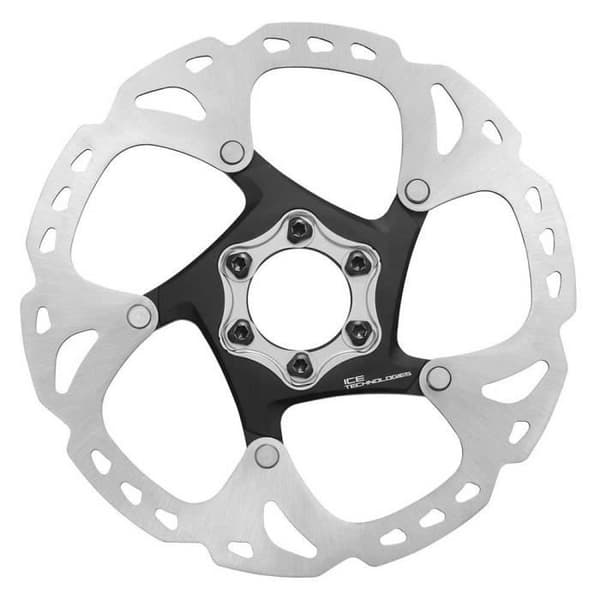 SM-RT86 160 mm skivbroms för MTB - SHIMANO - Rotor Ice Technology - Anti-lera blad