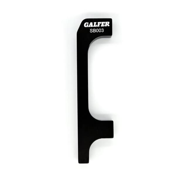 Galfer Postmount bromsok adapter - svart - +63mm - Ø160->Ø223mm - 2 års garanti