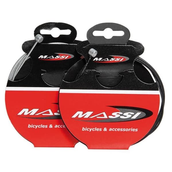 Massi Brake bromskabel 1,6 x 1700 mm - Fritidscykel - Vit