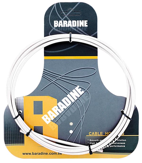 BARADINE bremsearmatur HVID 2,5 m TIL 1 CYKEL