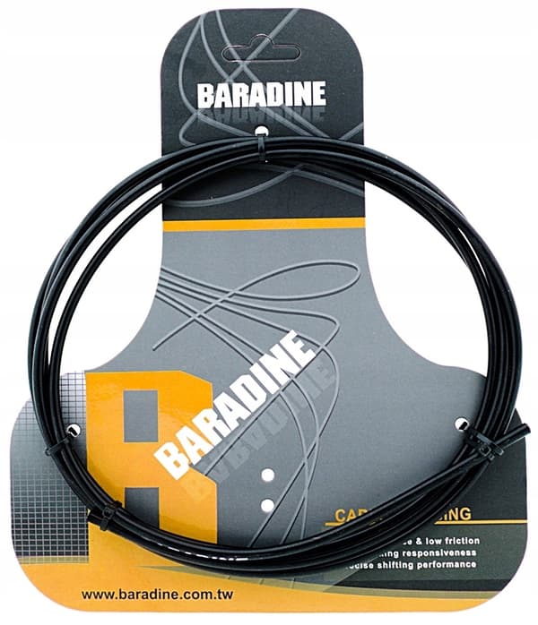 BARADINE bagskifterpanser SORT 2,2 m TIL 1 CYKEL