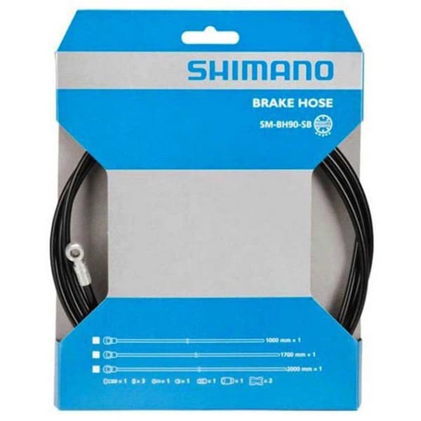 Shimano Hose Fd Bh90 Xt 4 Pistons 2 Meters Sort