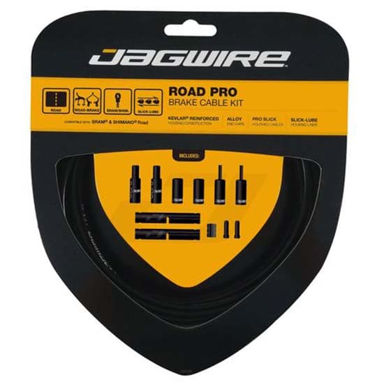 Jagwire Brake Kit Cable Road Pro Sram/shimano Sort
