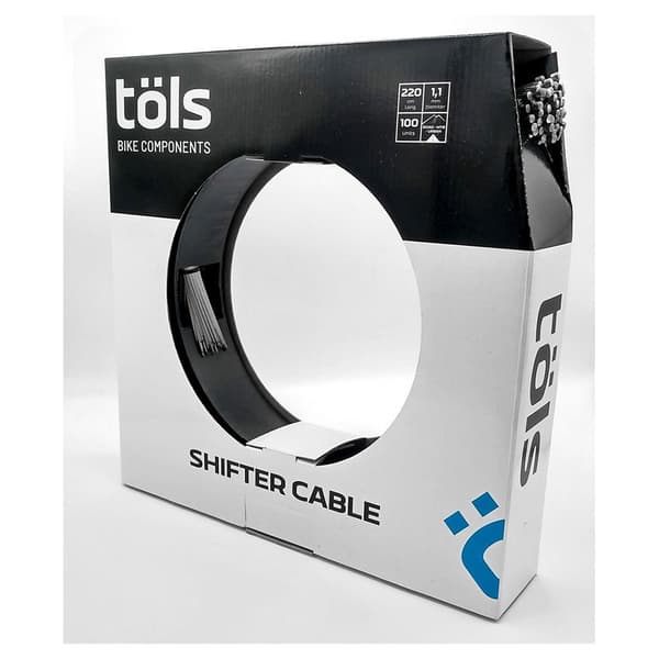 Tols Shifter Cable 2.2 M Shimano Sram 100 Enheder Gear Kabel Søvfarvet 1.1 mm