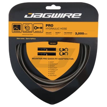 Jagwire Kit-carbon Silver Cable Pro Hydraulic Hose Svart