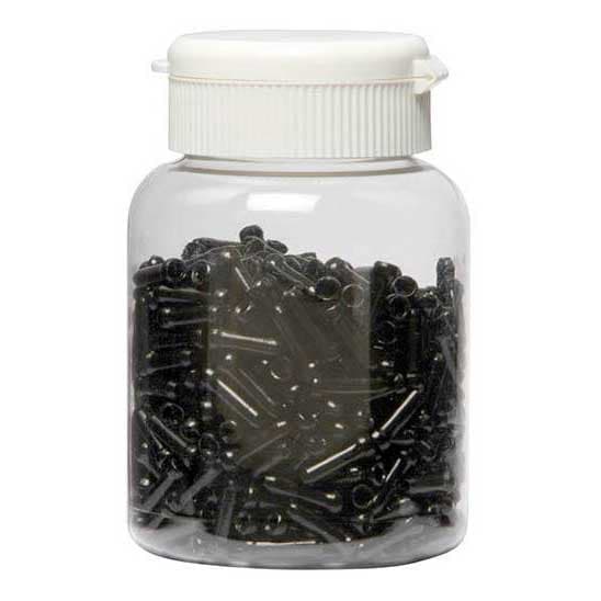 Massi Cable Tips Bottle 500 Enheder Ende Kasket Sort 5 mm