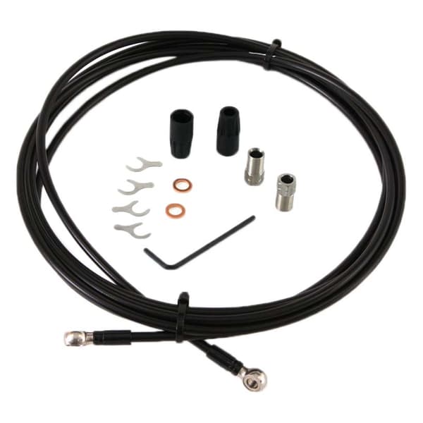 Msc Hydraulkabelsats Direkt Ingång Banjo 3 Meter Svart 5 mm