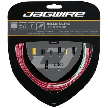 Jagwire Bremsesæt Road Elite Link Brake Kit Rød