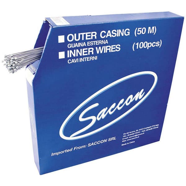 Saccon Stainless Steel Change Cables 100 Enheder Gear Kabel Blå 1.2 x 2250 mm