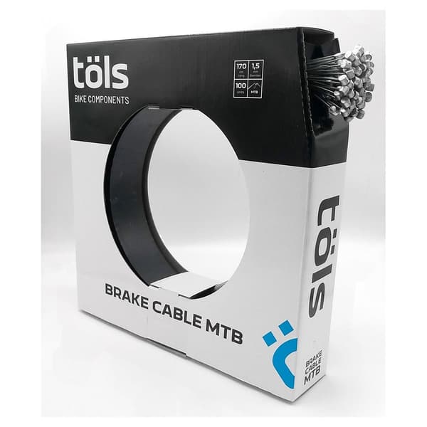 Tols Bremse Mtb Cable 100 Enheder Søvfarvet