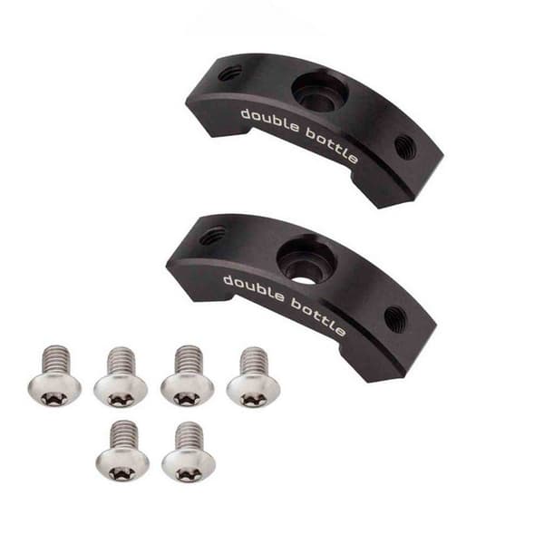 Wolf Tooth Vattenflaska Dubbeladapter B-rad Svart