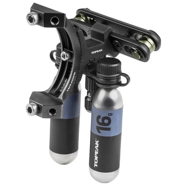 Topeak Flaskbur Tri-backup Elite 2 Silver