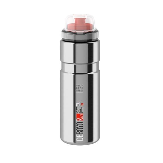 ELITE FLY MTB TEX Bidon Svart Grå Logo 950ml SUPER LIGHT BPA FREE