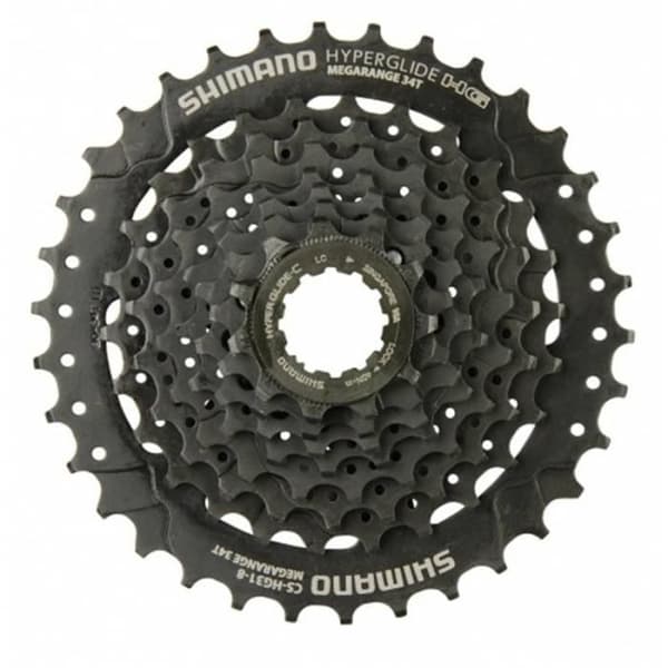 SHIMANO HG31 8v MTB-kassett - HyperGlide Technology - Förhållande: 11x32 - Blandat - Vuxen