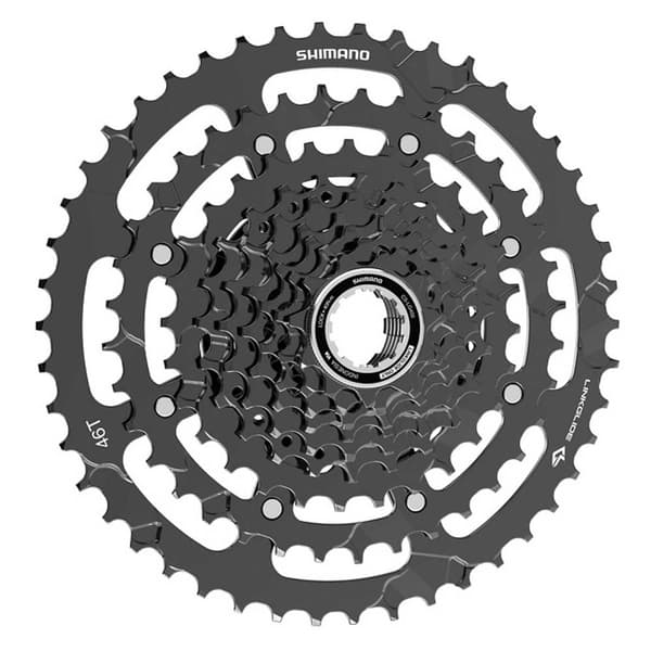 Shimano Kassette Cues Lg400-9 Søvfarvet 9s / 11-46t