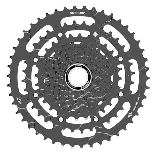 Shimano Kassette Cues Lg400-9 Søvfarvet 9s / 11-46t