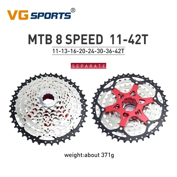 Cykelkassett, Bred Kompatibilitet, Jämn Växling, 12 S 11-50T svart