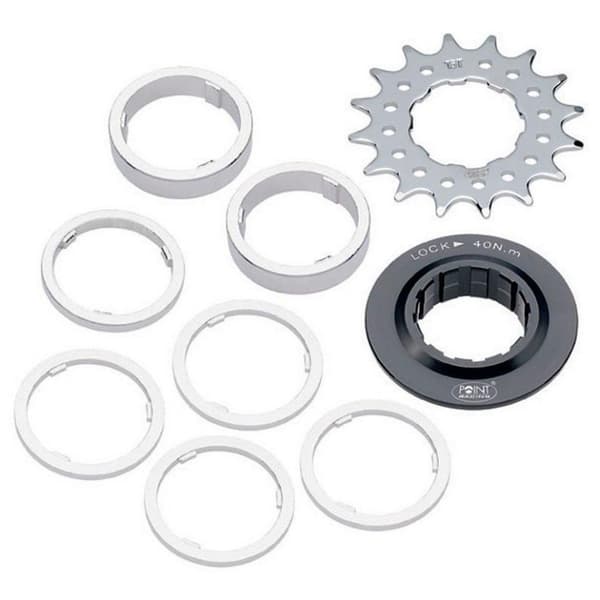 Point Singlespeed Kit Kugghjul Silver 1s / 13t