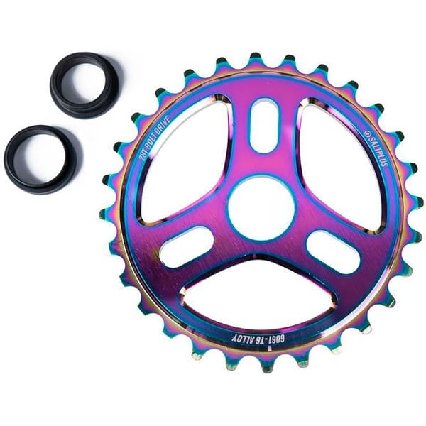 Saltbmx Kedjehjul Trident Silver 25t