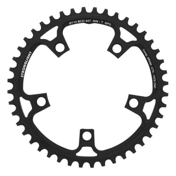 Stronglight Sram Ct2 Mono Red-Force-Rival 11V 5-ekrad gruskedjekrans - svart - 44T