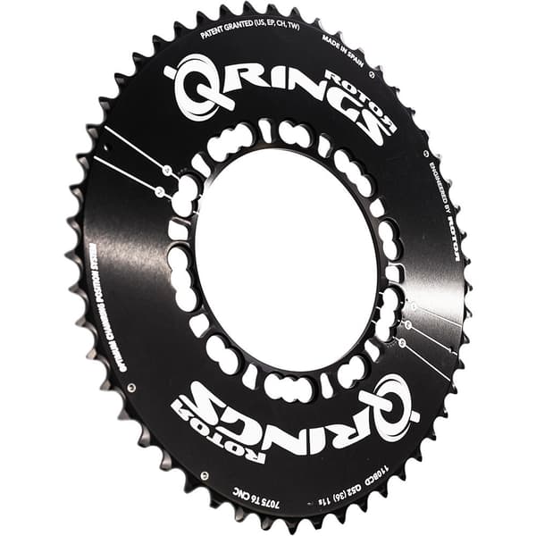 Rotor Kæderring Q Rings 110 Bcd Outer Aero Sort 52t