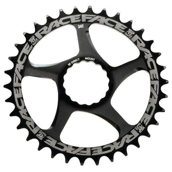 Race Face Ketjurengas Cinch Direct Mount Musta 34t