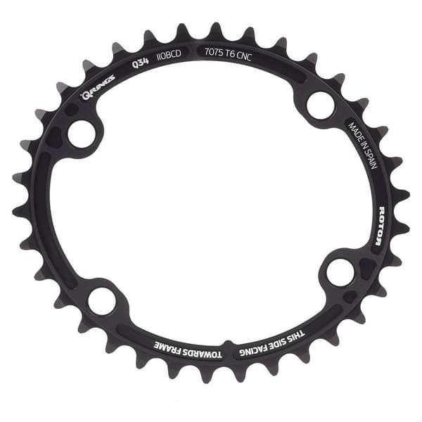 Rotor Kæderring Q-rings 110 Bcd Sort 36t