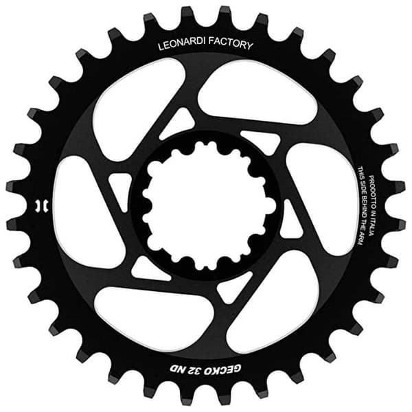 Leonardi Racing Direkt Montering Gecko Sram Bb30 0 Mm Offset Kedjering Svart 36t
