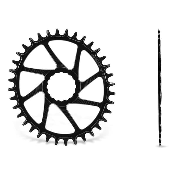 Garbaruk Oval Kedjehjul Race Face Cinch Boost Silver 36t