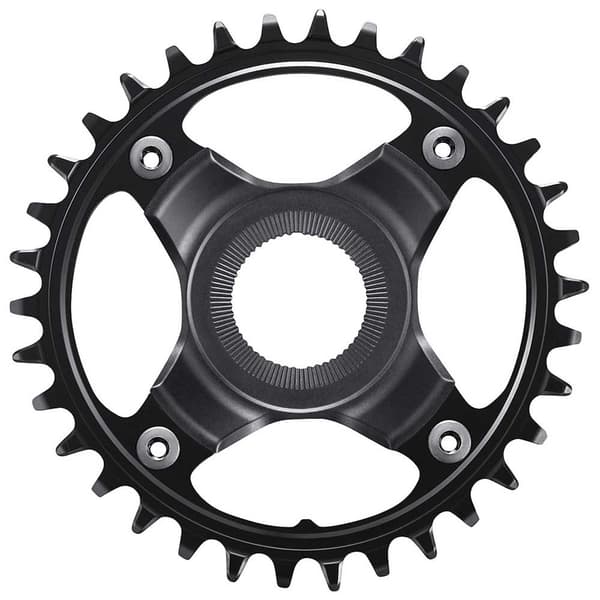 Shimano El-cykel Kædering Steps E8000 Cre80 Sort 36t
