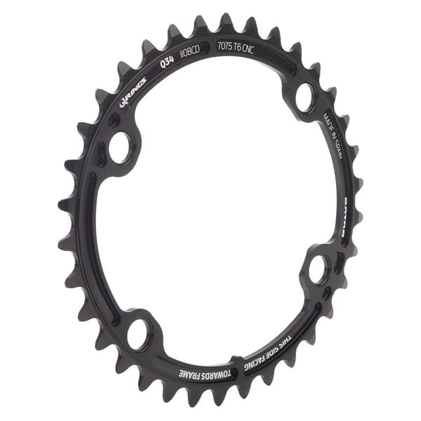Rotor Kedjering Round Q 110 Bcd Outer Svart 52t