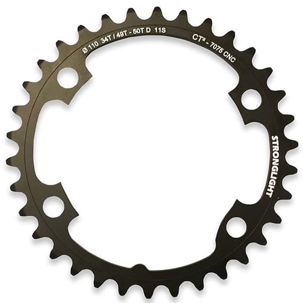 Stronglight Kæderring Ct2 Durace Di2 110 Bcd Sort 39t