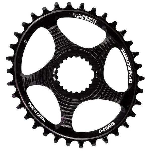 Blackspire Oval Kedjehjul Shimano 9100 Direct Mount Svart 34t