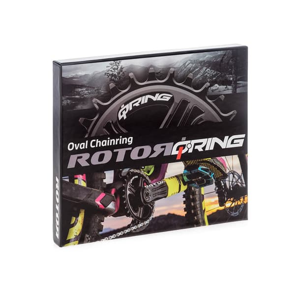 Rotor Ketjurengas Q-ring Oval Direct Mount Mtb Musta 34t