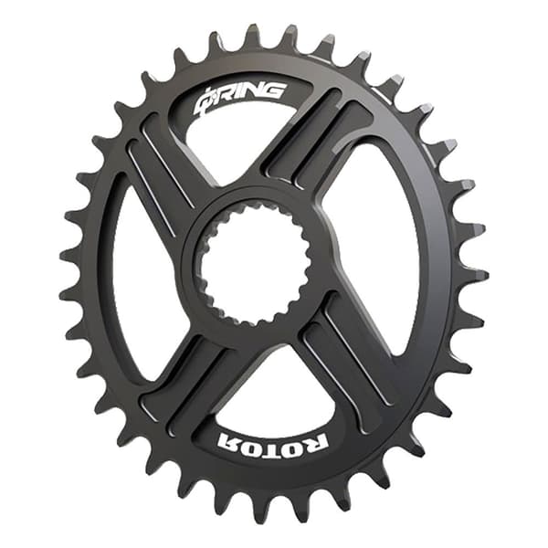 Rotor Kæderring Qx1 Shimano Direct Mount Xt Oval Sort 32t