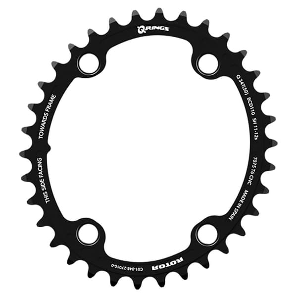 Rotor Ketjurengas Q-rings 4b 110 Bcd Inner Hopeinen 36t