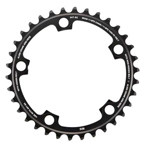 Sram Kedjering Road V2 110 Bcd 3mm Offset Svart 34t