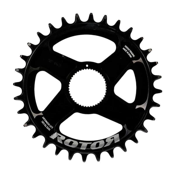Rotor Kæderring Round Direct Mount Ring Sort 28t