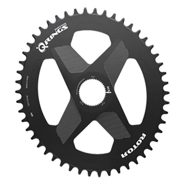 Rotor Kedjering Q-rings Direct Mount Oval Svart 42t