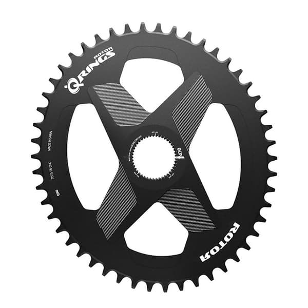 Rotor Kedjering Q-rings Direct Mount Oval Svart 42t