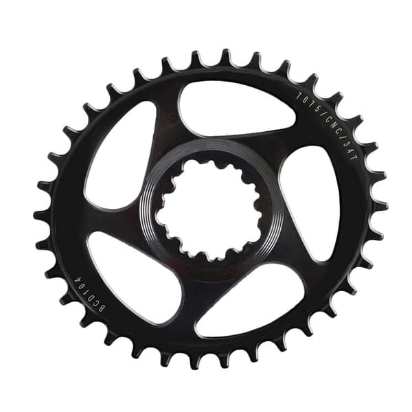 Massi Kedjering Direct Mount Oval Svart 34t