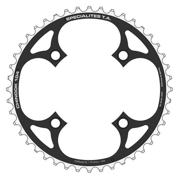 Specialites Ta Kæderring Chinook 9s Sort 44t