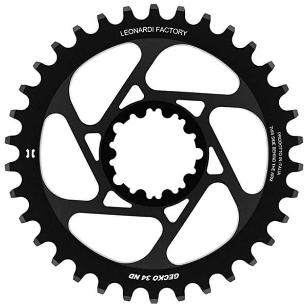 Leonardi Racing Direkte Montering Gecko Sram Bb30 0 Mm Offset Kæderring Sort 32t