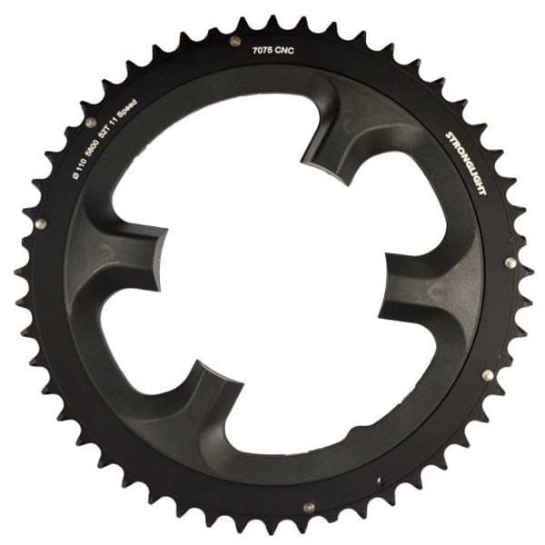 Stronglight Kæderring Compatible Shimano 105 Di2 110 Bcd Sort 50t