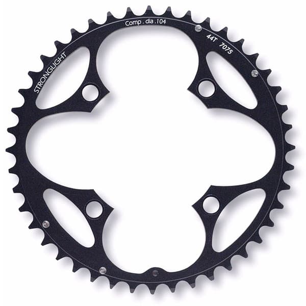 Stronglight Alumiini Ketjurengas Xt 104 Bcd Musta 42t