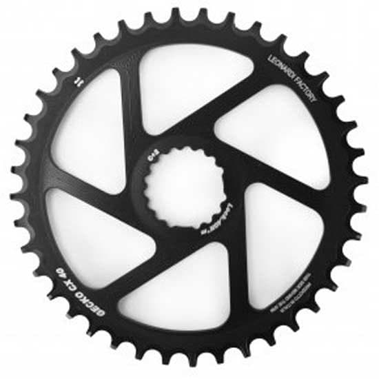 Leonardi Racing Kedjering Gecko Cx/gravel Cannondale Direct Mount Svart 38t