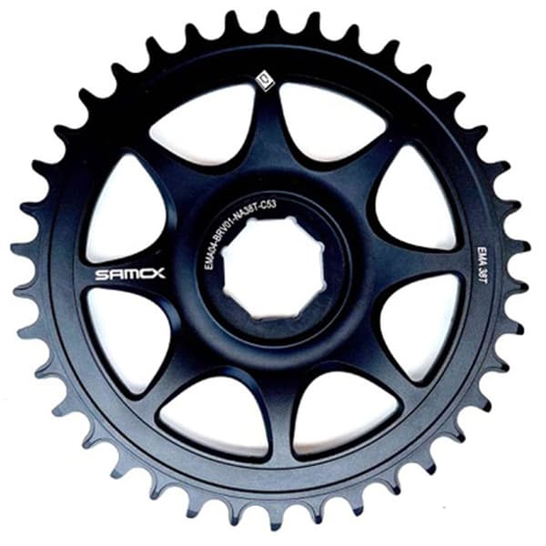 Samox Direktmonterad Kedjekrans E-bike Brose Silver 36t