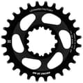 Miniatyrbillede 1 af 4: Leonardi Racing Direkte Montering Gecko Sram Bb30 0 Mm Offset Kæderring Sort 28t