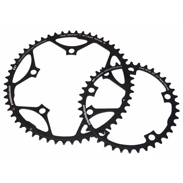 Stronglight Ketjurengas Ct2 130 Bcd Musta 53t